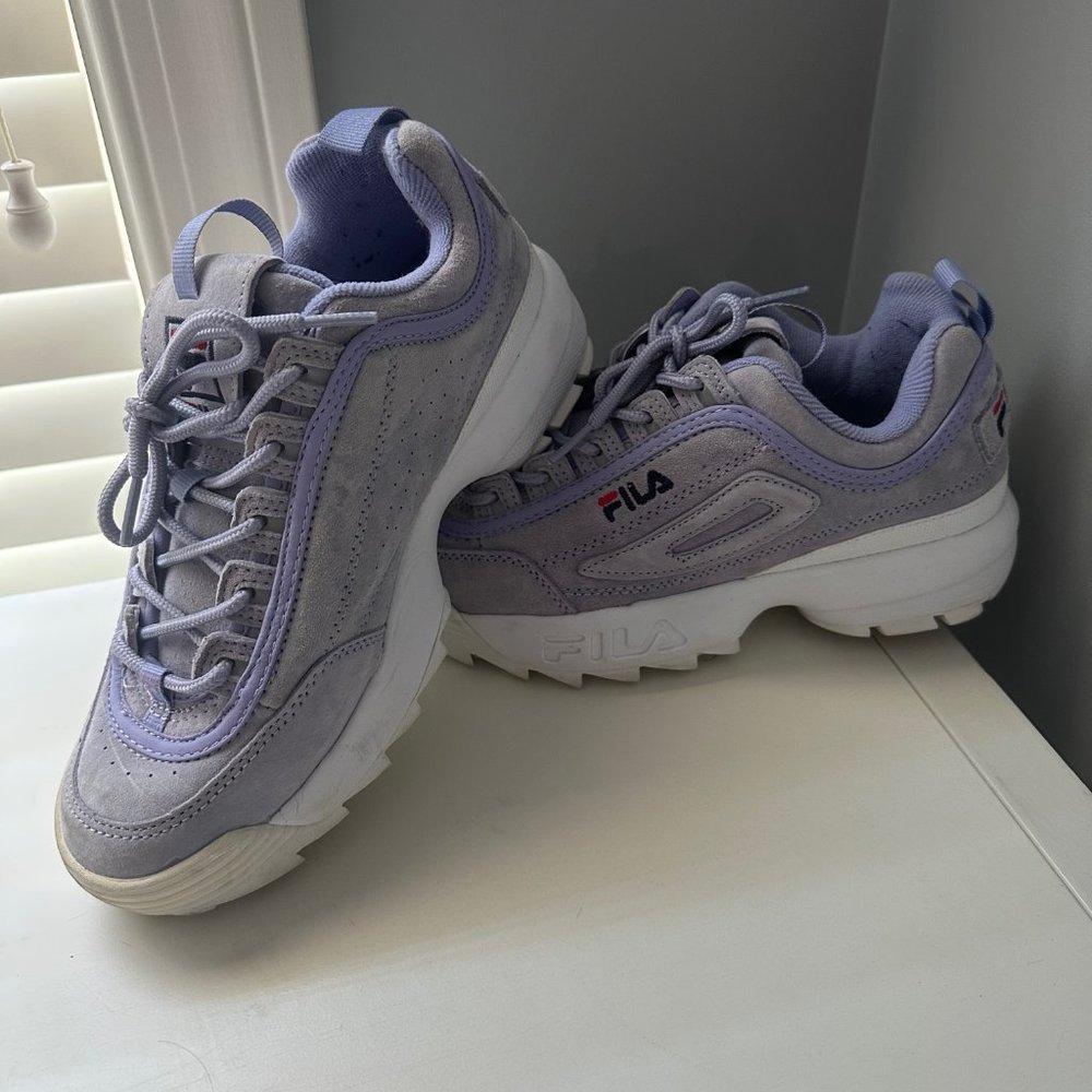 FILA Disruptor II Premium Suede, Womens US 8 Sneakers
